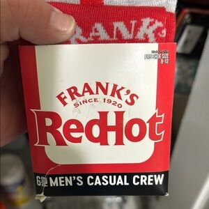 Men’s crew socks “Frank’s Red Hot”